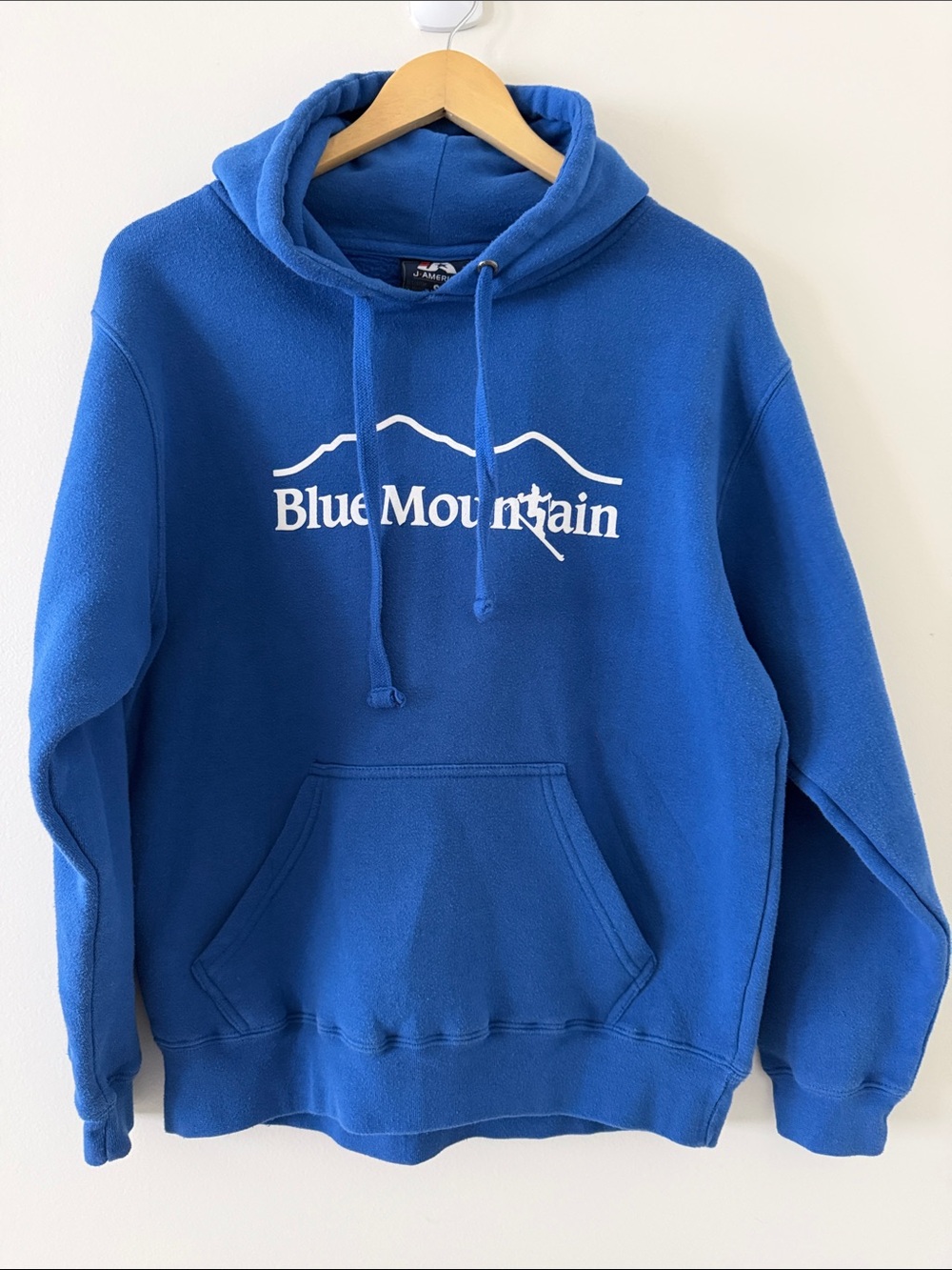 Blue Mountain Ski Resort Hoodie Small Blue J America Pullover